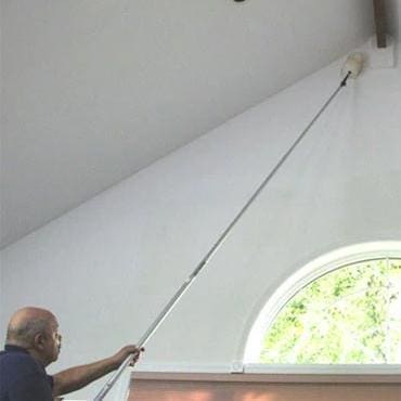 Ask Cindy Shop: extending high duster in use cleaning the vaulted ceiling