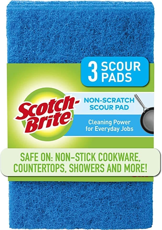 Scotch Brite products: 3 scour pads