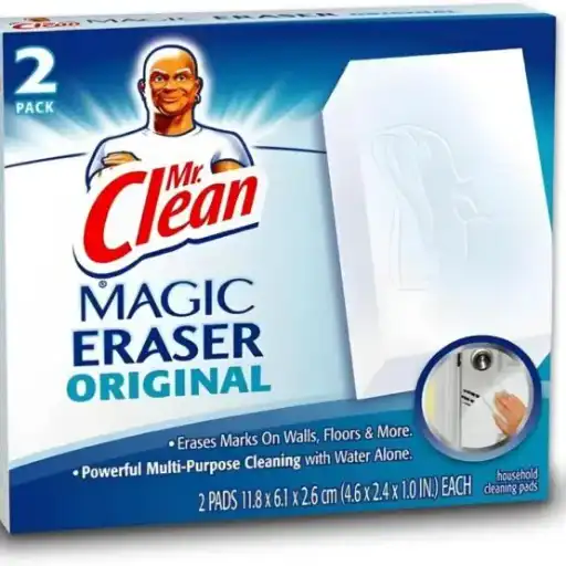 Mr. Clean Magic Eraser product box.